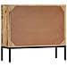 Credenza 88x30x71 Cm Legno Massello Di Mango - Foto miniatura 5