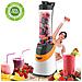 Nutri Activ Ss-5515 frullatore A Bicchiere Con Caraffa Portatile, Privo Di Bpa, 0.6l, 350 w - smoothie Maker, Colore: Arancione - Foto miniatura 1