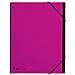 Classificatore Da Scrivania, Rilegatura In Cartone Nero Plastificato, Retro Estensibile, Confezione Da 12 Pezzi, 265 X 20 X 340 Mm, Rosa Scuro - Foto miniatura 1