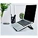 Alluminio Pieghevole Laptop Stand Per Portatili Fino A 15 Nero - Foto miniatura 4