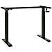 Telaio Scrivania Altezza Regolabile Manuale A Manovella Nero - Foto miniatura 1