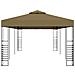 Gazebo da Giardino 6x3x2,7 m Grigio Talpa 180 g / m² - Foto miniatura 2