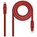10.20.1800-R - Cavo di rete Ethernet RJ45 LSZH Cat. 6A UTP, AWG24, rame 100%, non-allogeno, rosso, tubo da 0.5 mts - Foto miniatura 1