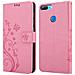 Cadorabo Custodia Compatibile Con Honor 9x Lite In Rosa Fiore - Coperchio Protettivo In Design Floreale Con Chiusura Magnetica, Funzione Stand E Slot Per Carte - Foto miniatura 8