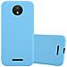 Custodia Compatibile Con Motorola Moto C In Candy Blu - Coperchio Protettivo In Silicone Tpu Flessibile - Foto miniatura 1