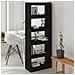Libreria / divisorio Nero 60x30x167,5 Cm In Massello Di Pino - Foto miniatura 1