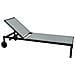 Sdraio Reclinabile In Alluminio E Textilene Grigio Cuba - Foto miniatura 1