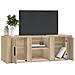 Mobile Per Tv Rovere Sonoma 100x31,5x35 Cm Legno Multistrato - Foto miniatura 4