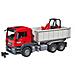 Mezzo Cantiere Bruder 03767 Man Camion Tgs Con Container E Ruspa Schae - Foto miniatura 2