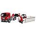 Mezzo Cantiere Bruder 03767 Man Camion Tgs Con Container E Ruspa Schae - Foto miniatura 3