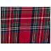 Tovaglia Cucina Soggiorno Misto Cotone Fantasia Tinto In Filo Con Lurex Mod. Natalina Scozzese 140x300cm Rosso - Foto miniatura 5