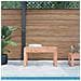 Panca da Giardino 80x38x45 cm in Legno Massello di Douglas - Foto miniatura 1