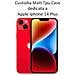 Custodia Tpu Silicone Cover Case Per Apple Iphone 14 Plus Black - Foto miniatura 2