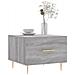 Tavolini Salotto 2pz Grigio Sonoma 50x50x40cm Legno Multistrato - Foto miniatura 3