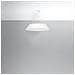 Lampadario Vega 70 Bianco Sl. 0819 - Minimalista Lampadari Bianco 105x70x70 Cm - Foto miniatura 2