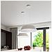 Lampadario Vega 70 Bianco Sl. 0819 - Minimalista Lampadari Bianco 105x70x70 Cm - Foto miniatura 6