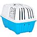 Trasportino Per Animali Bianco E Blu 48x31,5x33cm Polipropilene - Foto miniatura 7