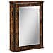 Mobile Bagno Specchio Rovere Fumo 42x12x60 Cm Legno Multistrato - Foto miniatura 2