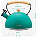 Nordic Bollitore A Induzione Con Fischio, 2,3 L Acciaio Inox., Manico In Legno Verde - Foto miniatura 8