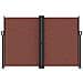 Tenda da Sole Laterale Retrattile Marrone 160x600 cm - Foto miniatura 2