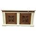 Credenzone Classico Legno Bianco Noce Grano 214x55x109 - Foto miniatura 1