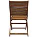 Sedia Pieghevole Da Esterno In Legno Massiccio Di Acacia Country - Foto miniatura 4