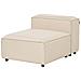 Sezione A 1 Posto Ardal Tessuto Beige - Foto miniatura 2