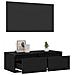 Mobile Porta TV con Luci LED Rovere Nero 75x35,5x25 cm - Foto miniatura 2