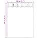 Tende In Voile Con Passanti 2 Pz Viola 140x175 Cm - Foto miniatura 2