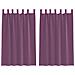 Tende In Voile Con Passanti 2 Pz Viola 140x175 Cm - Foto miniatura 1