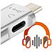 Adattatore Otg Usb E Usb C A Usb C Trasferimento Veloce, Argento - Foto miniatura 4