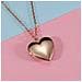 Collana Con Ciondolo A Forma Di Cuore, Collana Con Ciondolo Con Foto In Oro, Catena Da 45 Cm (mp244) Pinkgold - Foto miniatura 2