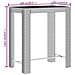 Set Bar Giardino 5pz Grigio Polyrattan e Legno Massello Acacia - Foto miniatura 8