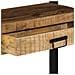Tavolini Nero 120x33x75 cm Legno Massello di Mango e Metallo - Foto miniatura 9