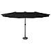 Ombrello Doppio 2,7x4,6m Linai Nero - Foto miniatura 1