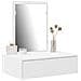 Tavolo da trucco a parete Bianco 60x40x70 cm - Foto miniatura 3