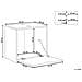 Mobile Lavabo A Parete Suzano 45 Cm Nero - Foto miniatura 6