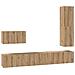 Set mobile TV 4 pcs rovere artigianale 30.5 x 30 x 110 cm - Foto miniatura 1