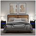 Armadio da Letto LED 2 pcs Rovere nero 38 x 34 x 61 cm - Foto miniatura 2
