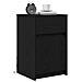 Armadio da Letto LED 2 pcs Rovere nero 38 x 34 x 61 cm - Foto miniatura 3