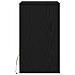 Armadio da Letto LED 2 pcs Rovere nero 38 x 34 x 61 cm - Foto miniatura 7