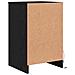 Armadio da Letto LED 2 pcs Rovere nero 38 x 34 x 61 cm - Foto miniatura 8