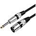Cavo Microfono Xlr Femmina A 6.5mm Maschio - Collega Mixer, Amplificatori E Interfacce Audio  10 M - Foto miniatura 3