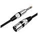 Cavo Microfono Xlr Femmina A 6.5mm Maschio - Collega Mixer, Amplificatori E Interfacce Audio  10 M - Foto miniatura 4