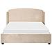 Letto Contenitore Tessuto Bernay 160 X 200 Cm Tortora - Foto miniatura 5
