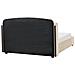 Letto Contenitore Tessuto Bernay 160 X 200 Cm Tortora - Foto miniatura 6