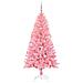 Albero di Natale con 150 LED con supporto Rosa 150 cm PVC - Foto miniatura 2