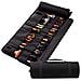 Borsa Portautensili Arrotolabile Da Viaggio - Organizer In Tela Per Utensili Black - Foto miniatura 2