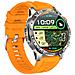 Smartwatch Multifunzionale Con Monitoraggio Della Frequenza Cardiaca, Ossigeno Nel Sangue E Sonno - Ip68 Impermeabile Orange - Foto miniatura 5