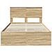 Struttura del letto con cassetto Rovere Sonoma 120 x 190 cm - Foto miniatura 8